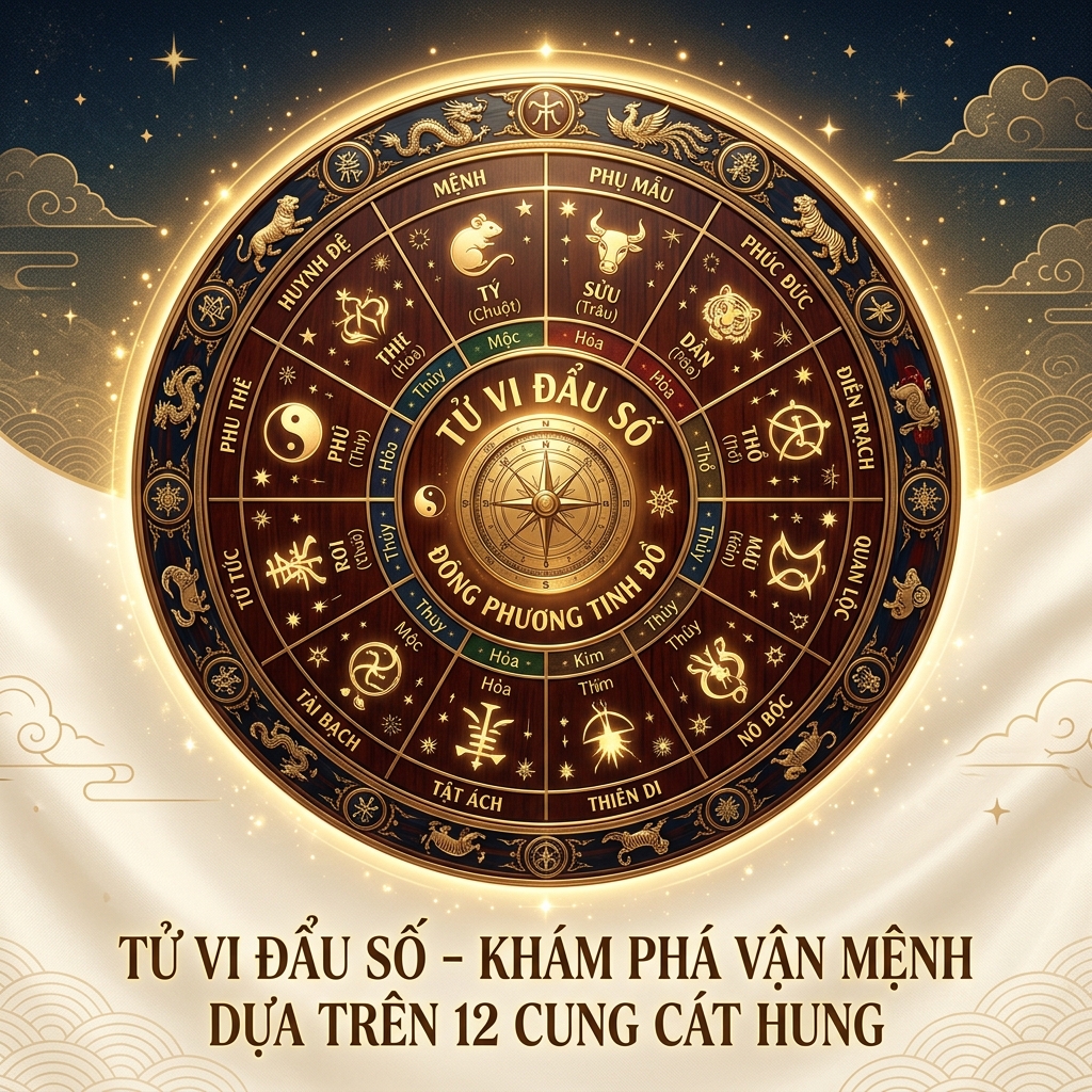 12 cung trong lá số tử vi và ý nghĩa từng cung